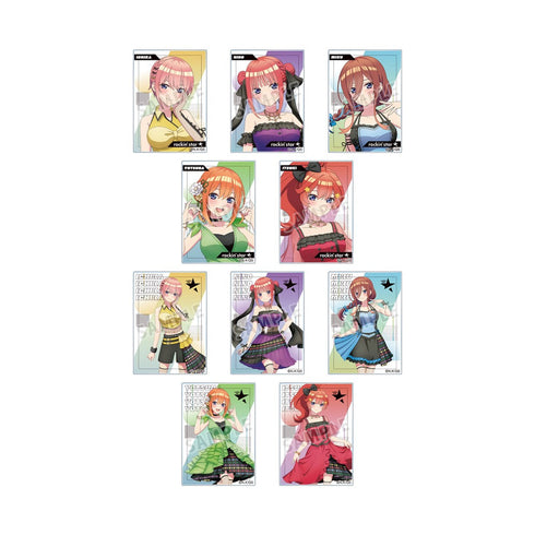 『五等分の花嫁∽』rockin’starコラボ 描き下ろし ロックアイドルver. トレーディングアクリルカード(単位/BOX)